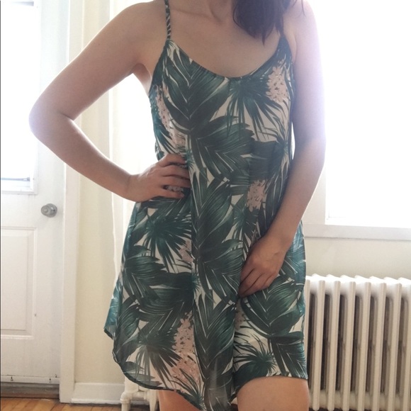 Tropical print mini dress - Picture 3 of 4